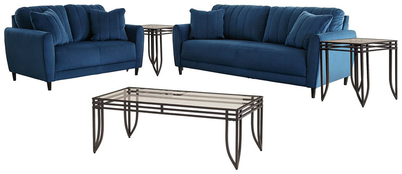 Enderlin sofa on sale and loveseat