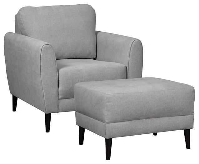 Cardello Signature Design 2-Piece Chair & Ottoman Set image