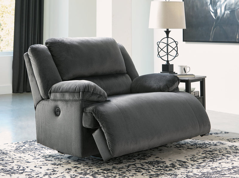 Clonmel Signature Design by Ashley Zero Wall Power Wide Recliner image