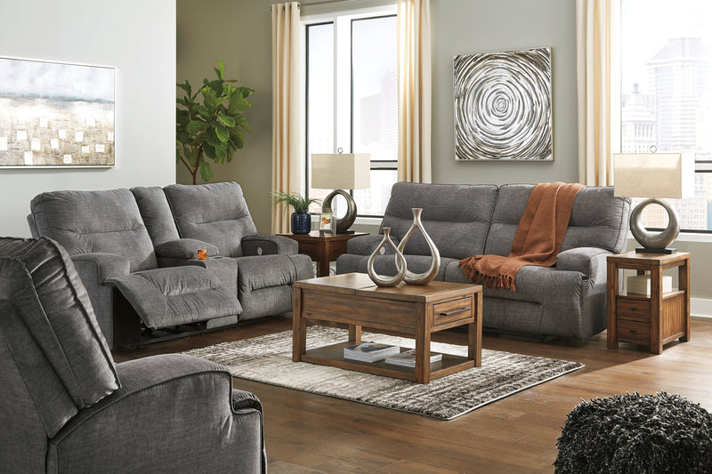 Coombs - Charcoal - Dream Furniture Outlet