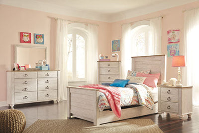TWIN BED B267 WILLOWTON - Dream Furniture Outlet