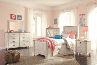 TWIN BED B267 WILLOWTON - Dream Furniture Outlet