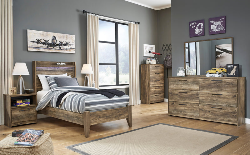 TWIN BED B322 RUSTHAVEN - Dream Furniture Outlet