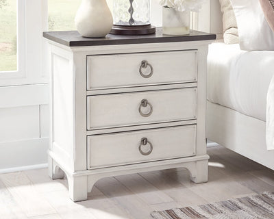 Nashbryn Benchcraft Three Drawer Night Stand image