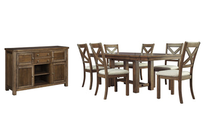 Moriville Signature Design 8-Piece Dining Room Package image