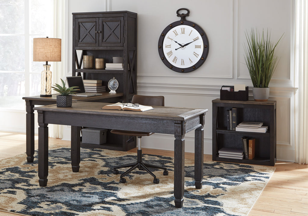 Ashley Freedan Home Office Desk - Grayish Brown