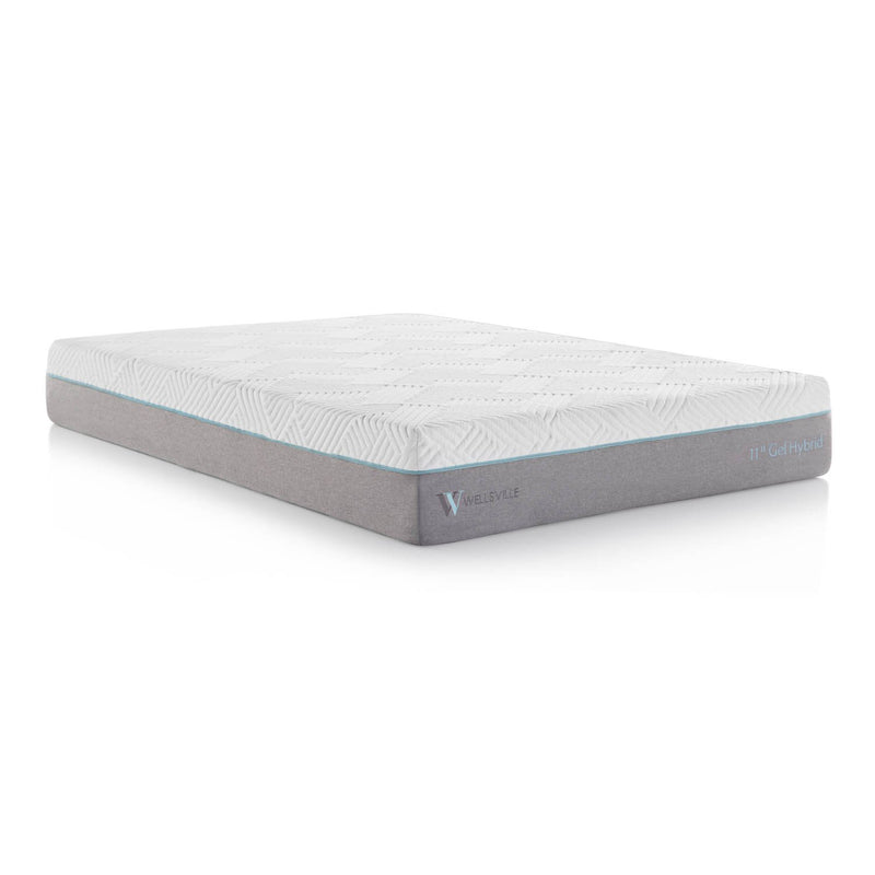 Wellsville 11" Gel Memory Foam Hybrid Mattress