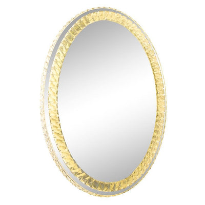 DIAMOND COLLECTION OVAL PREMIUM ILLUMINATED VANITY MIRROR.